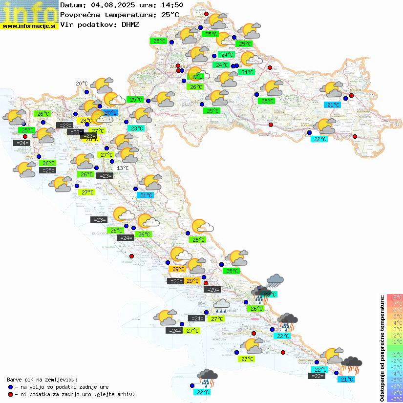 Vreme Hrvaška