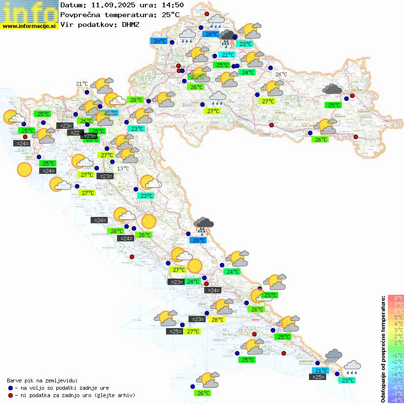 Vreme Hrvaška