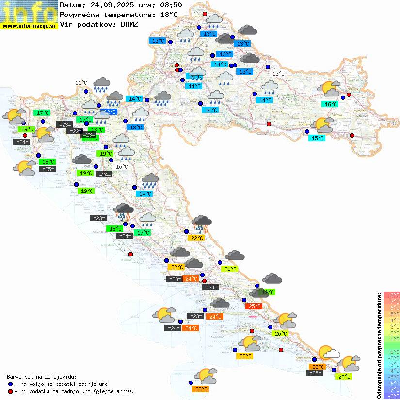 Vreme Hrvaška