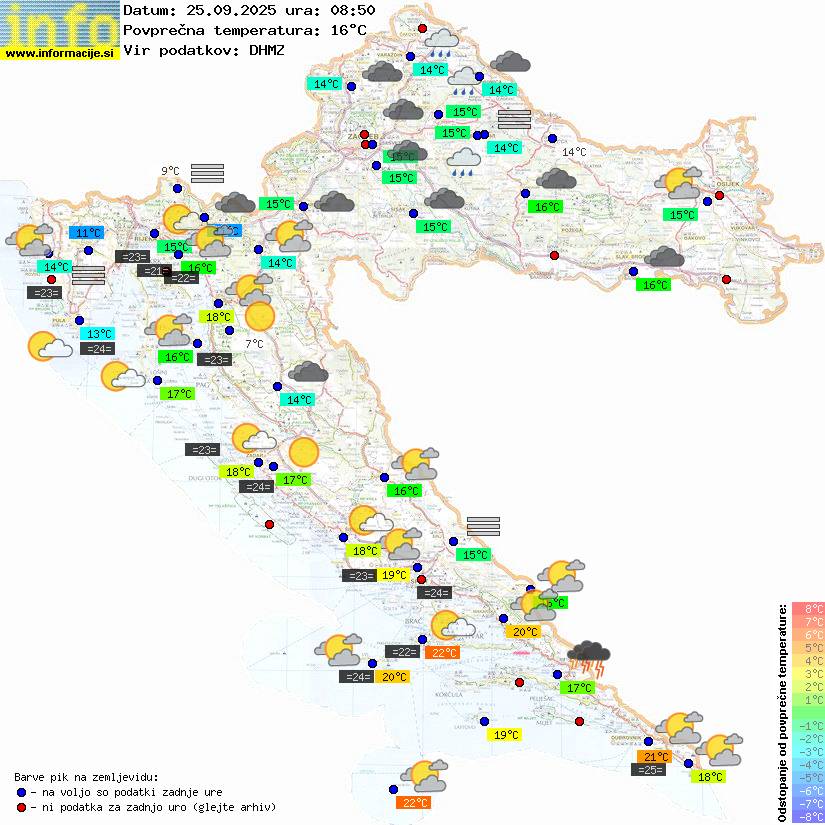 Vreme Hrvaška
