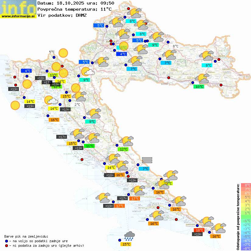 Vreme Hrvaška