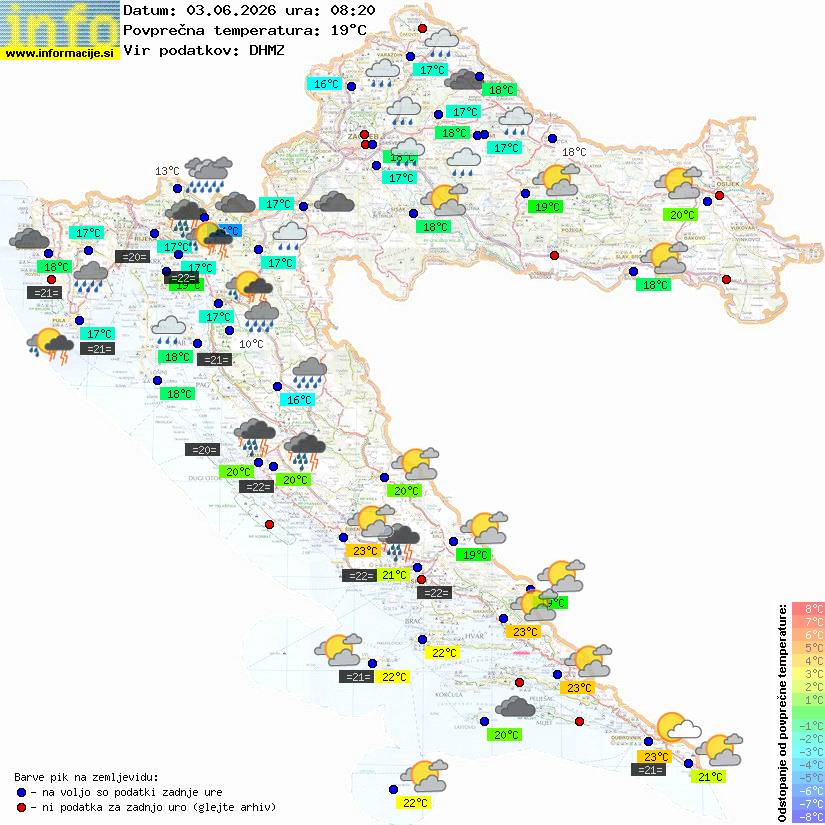 Vreme Hrvaška