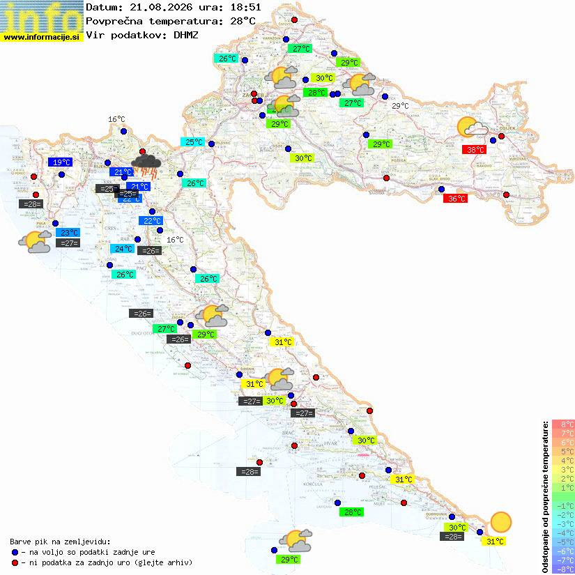Vreme Hrvaška