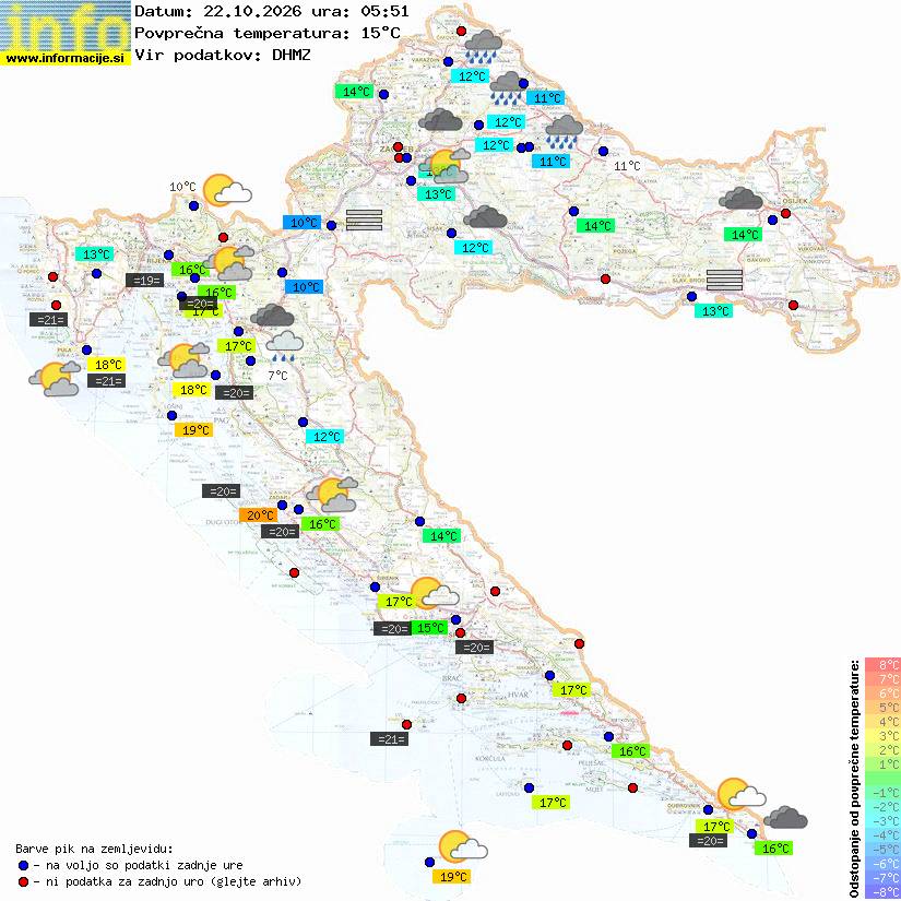 Vreme Hrvaška