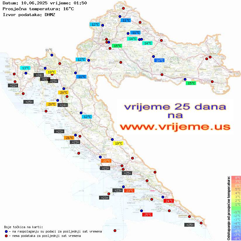Vrijeme danas