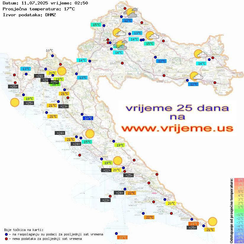 Vrijeme danas