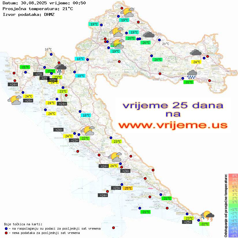 Vrijeme danas