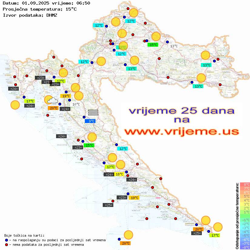 Vrijeme danas