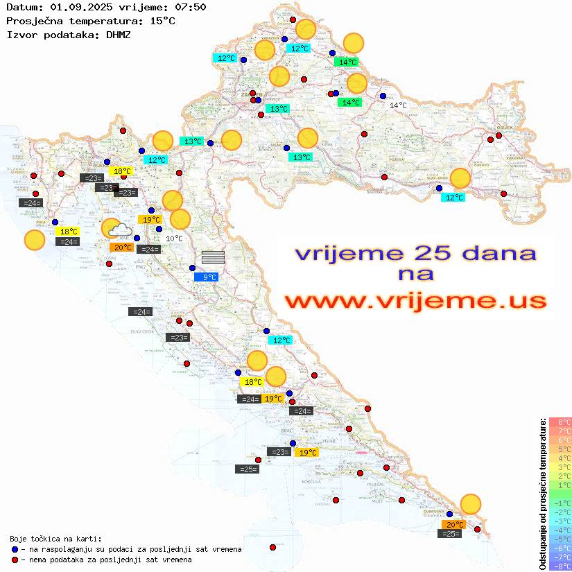 Vrijeme danas