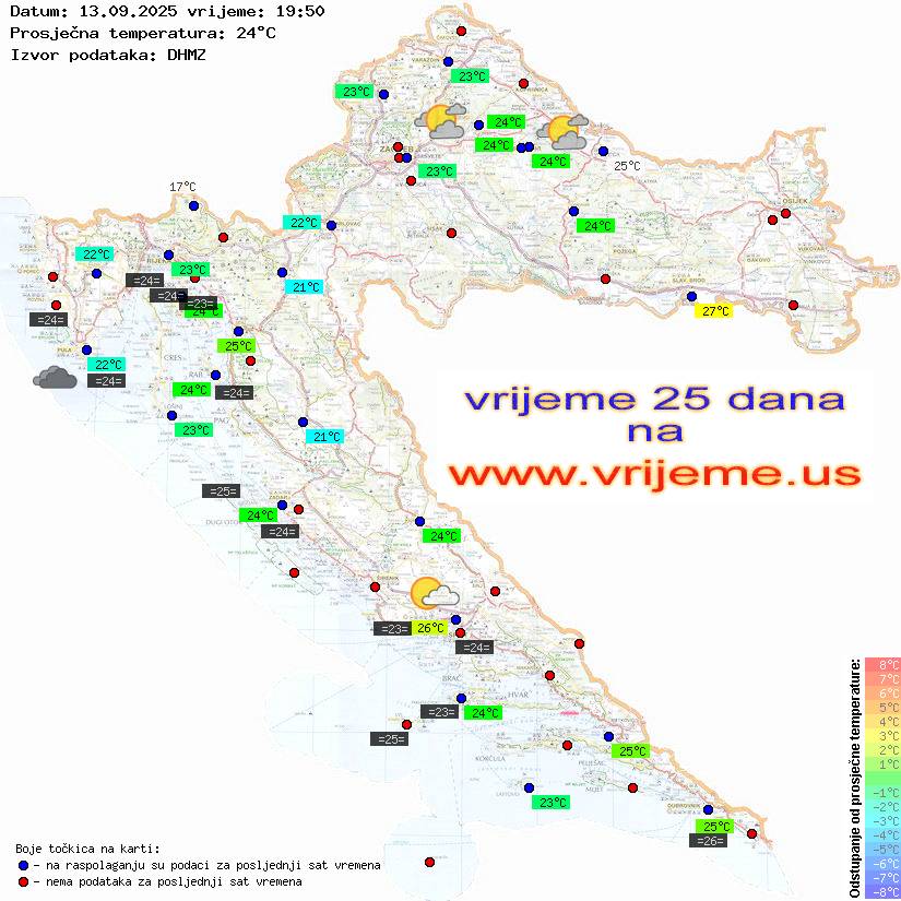 Vrijeme danas