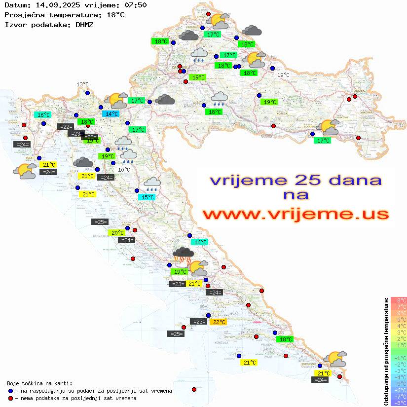 Vrijeme danas