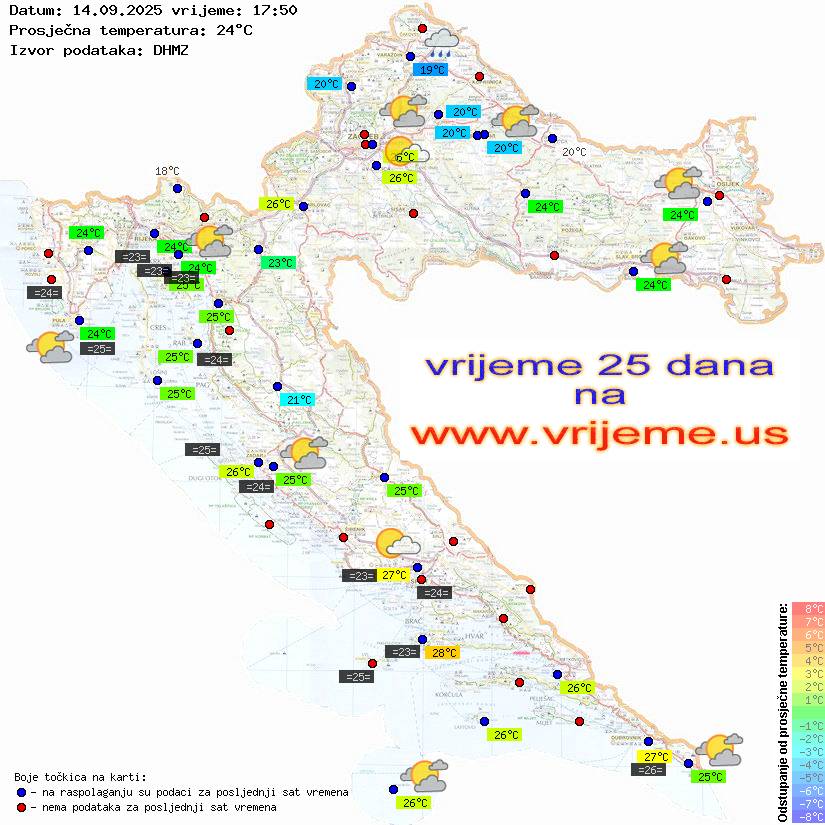 Vrijeme danas