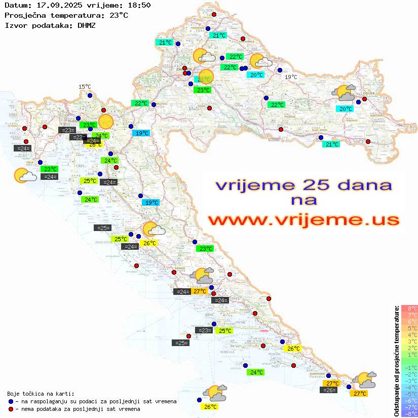 Vrijeme danas
