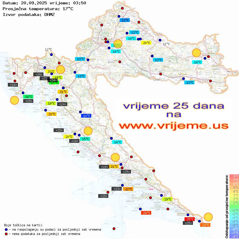 Vrijeme danas