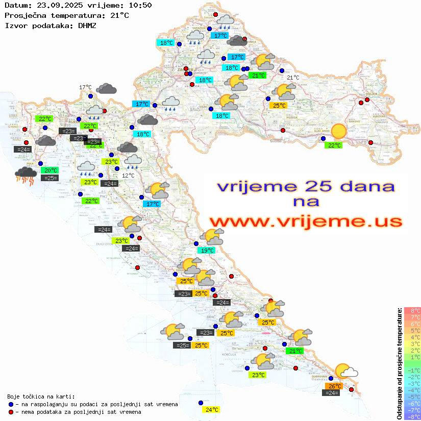 Vrijeme danas