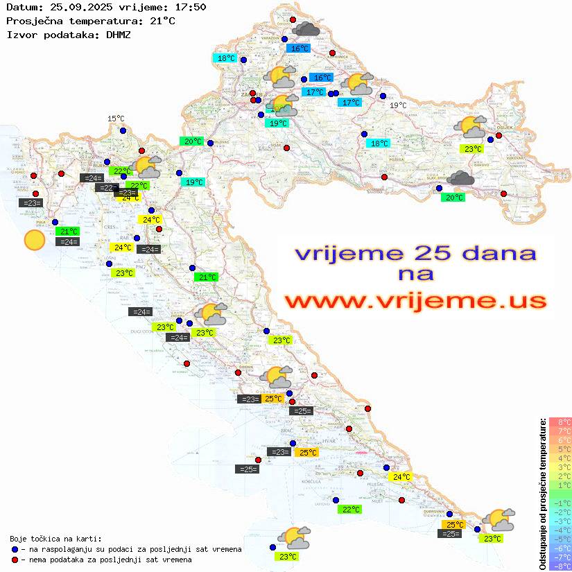 Vrijeme danas