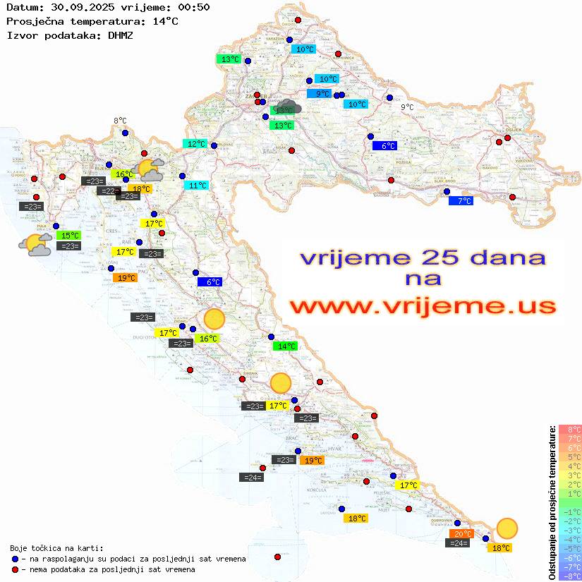 Vrijeme danas