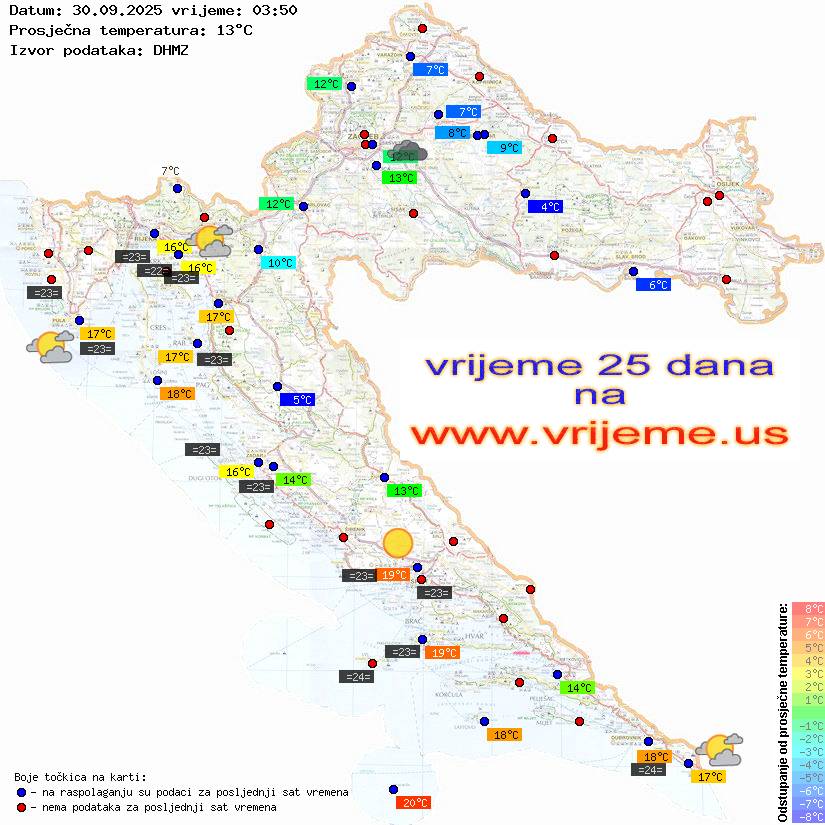Vrijeme danas