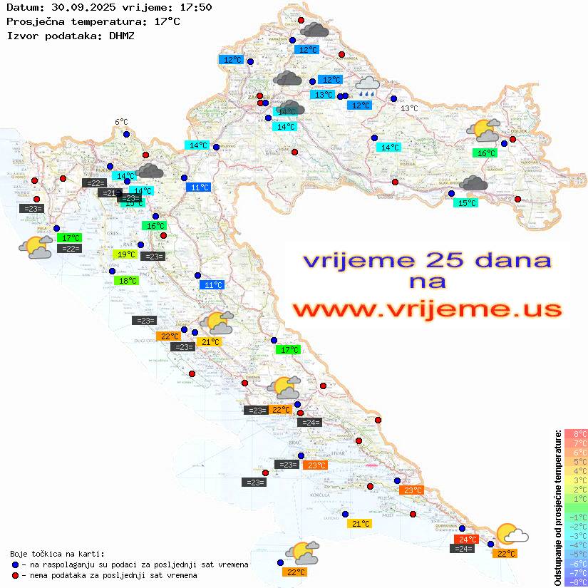 Vrijeme danas