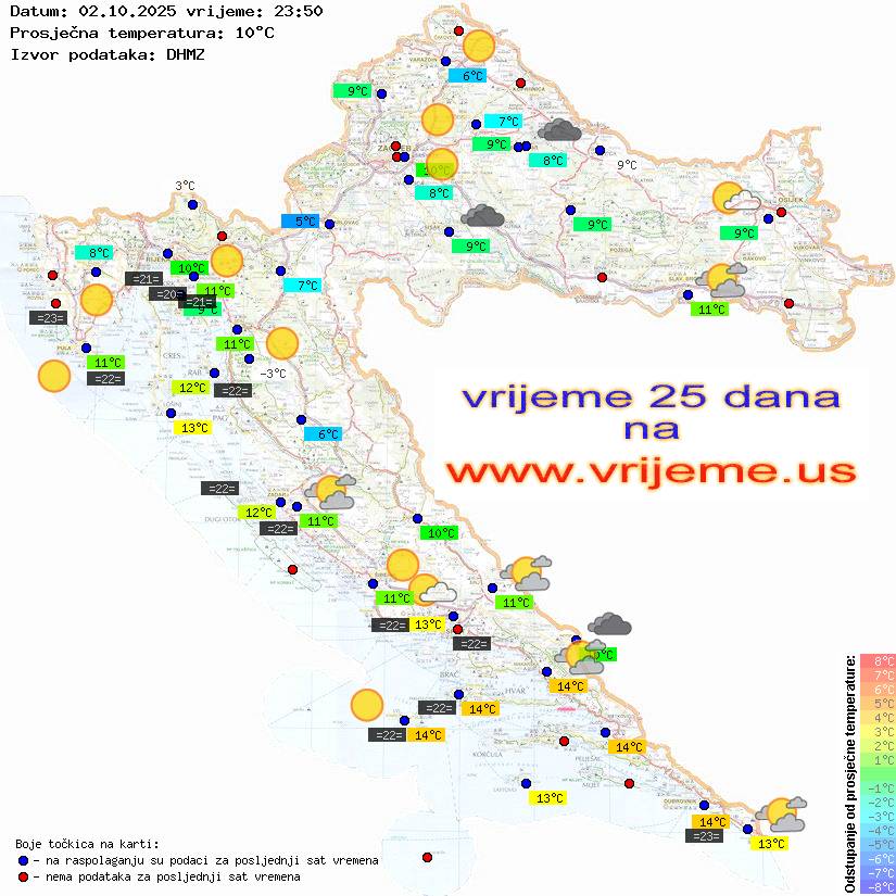 Vrijeme danas