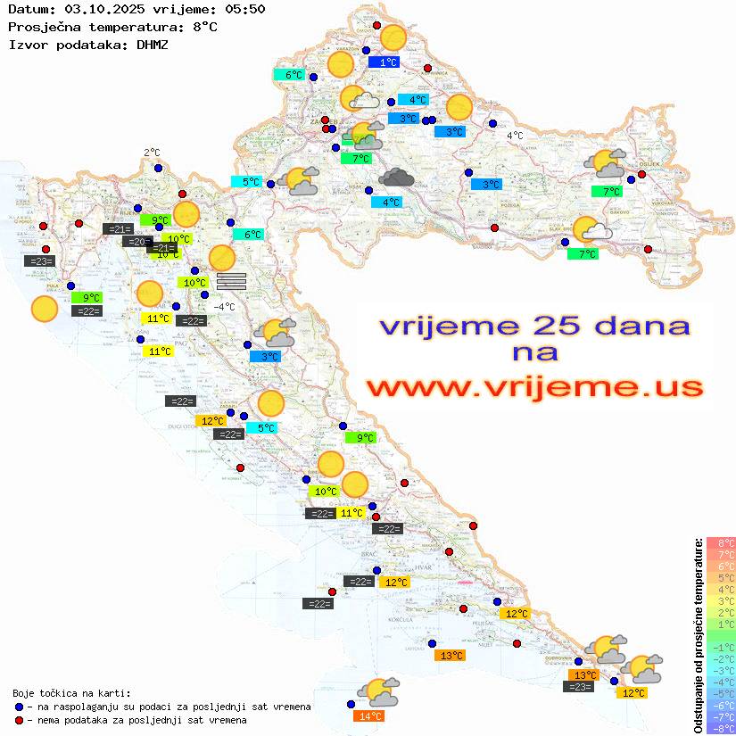 Vrijeme danas