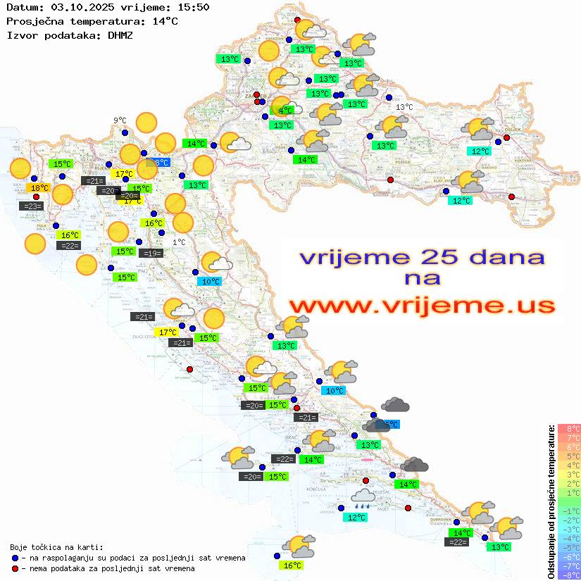 Vrijeme danas