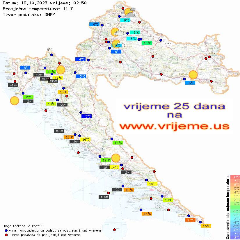 Vrijeme danas
