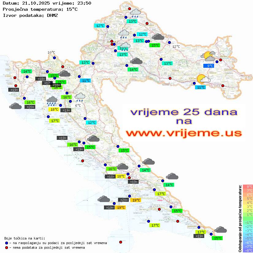 Vrijeme danas
