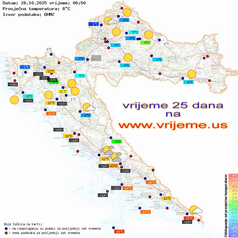 Vrijeme danas