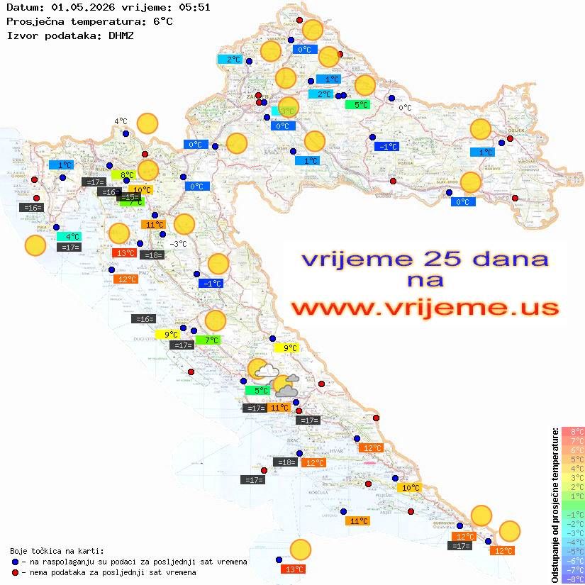 Vrijeme danas