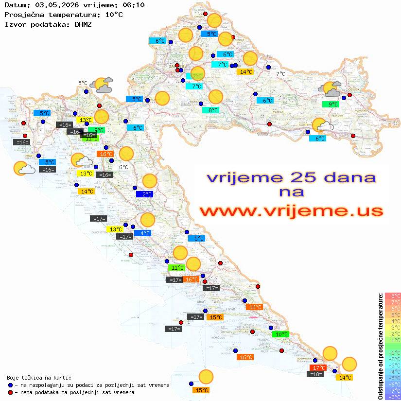 Vrijeme danas