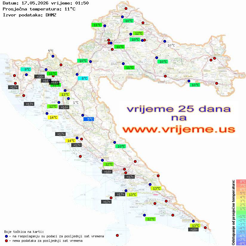 Vrijeme danas