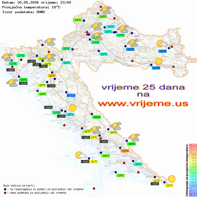 Vrijeme danas