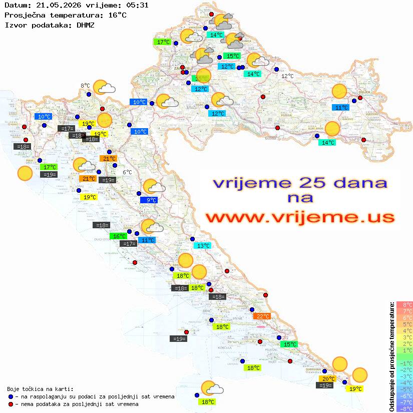 Vrijeme danas