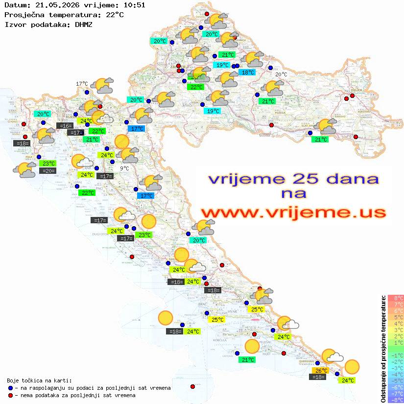 Vrijeme danas