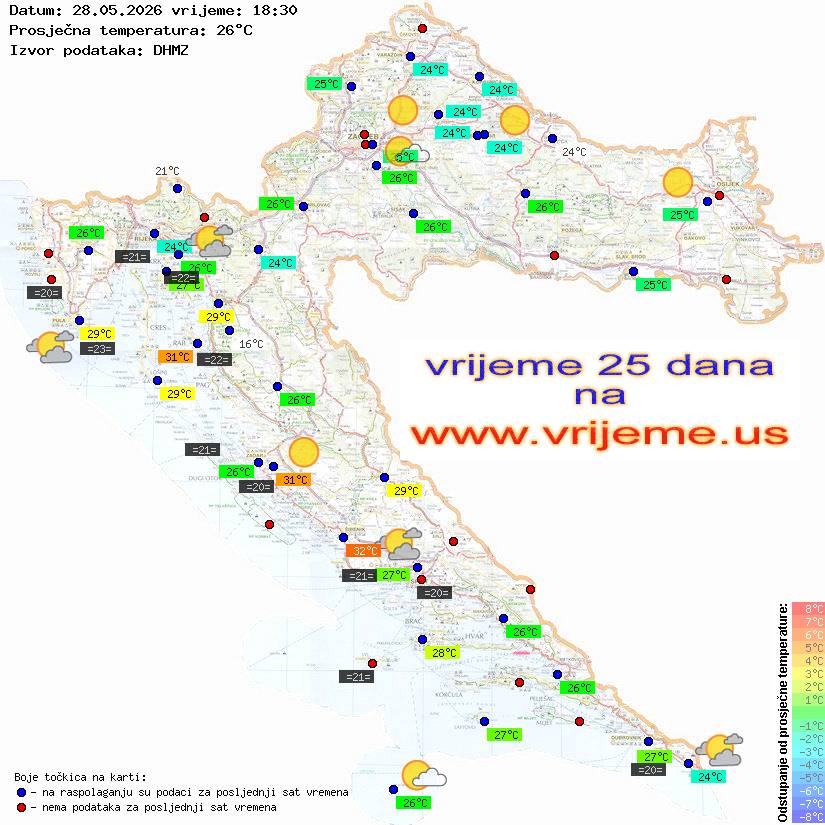 Vrijeme danas