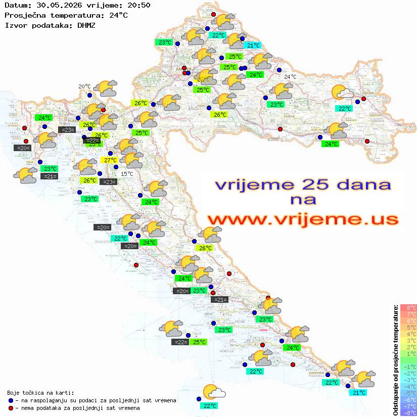 Vrijeme danas
