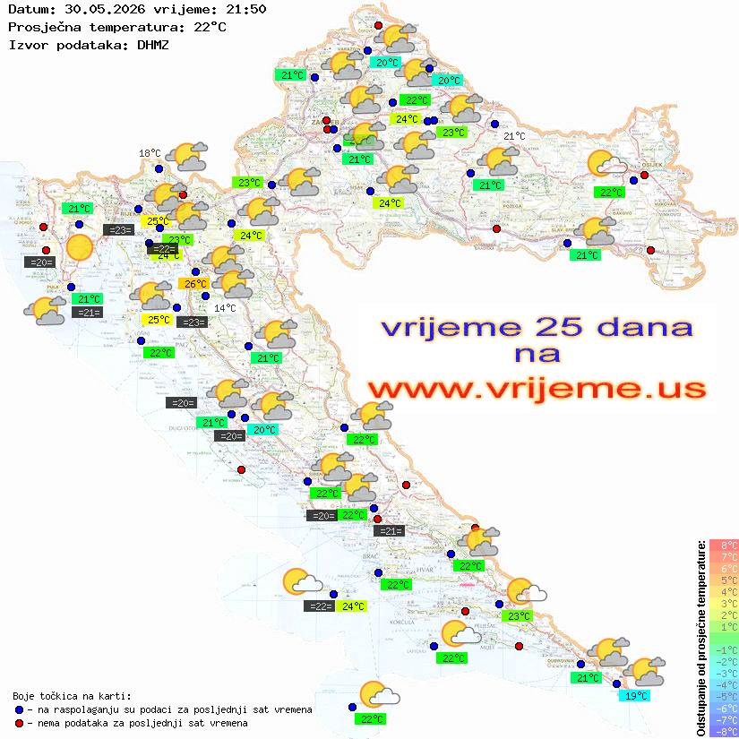 Vrijeme danas