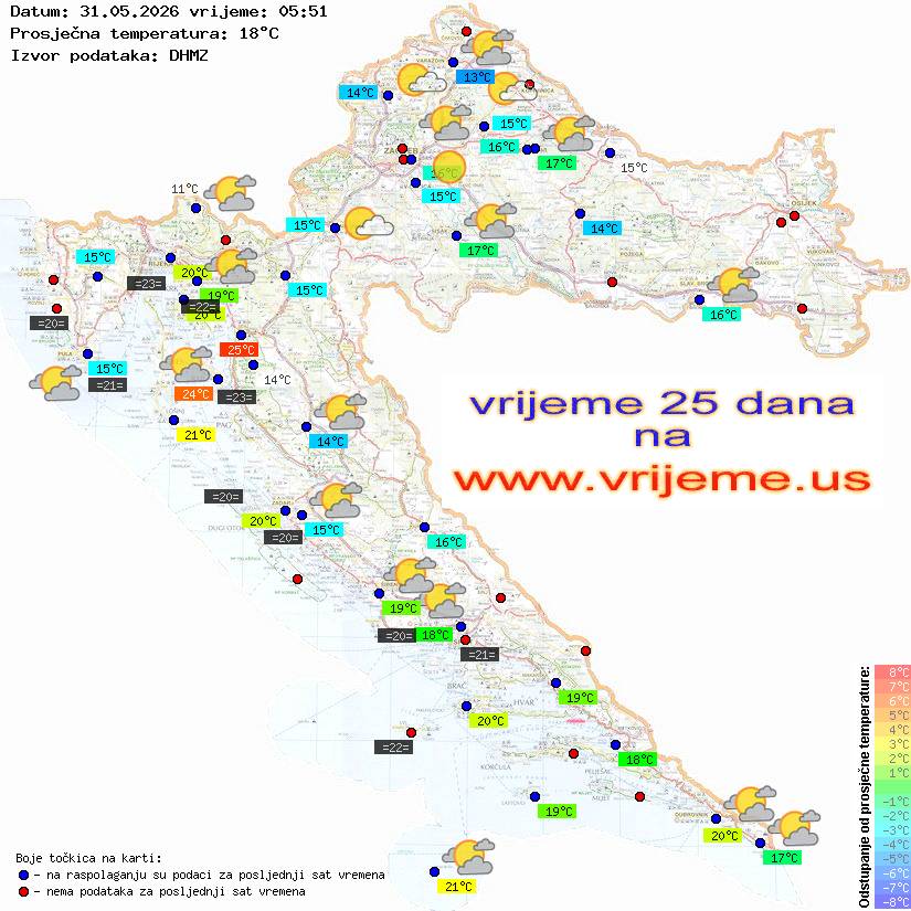 Vrijeme danas