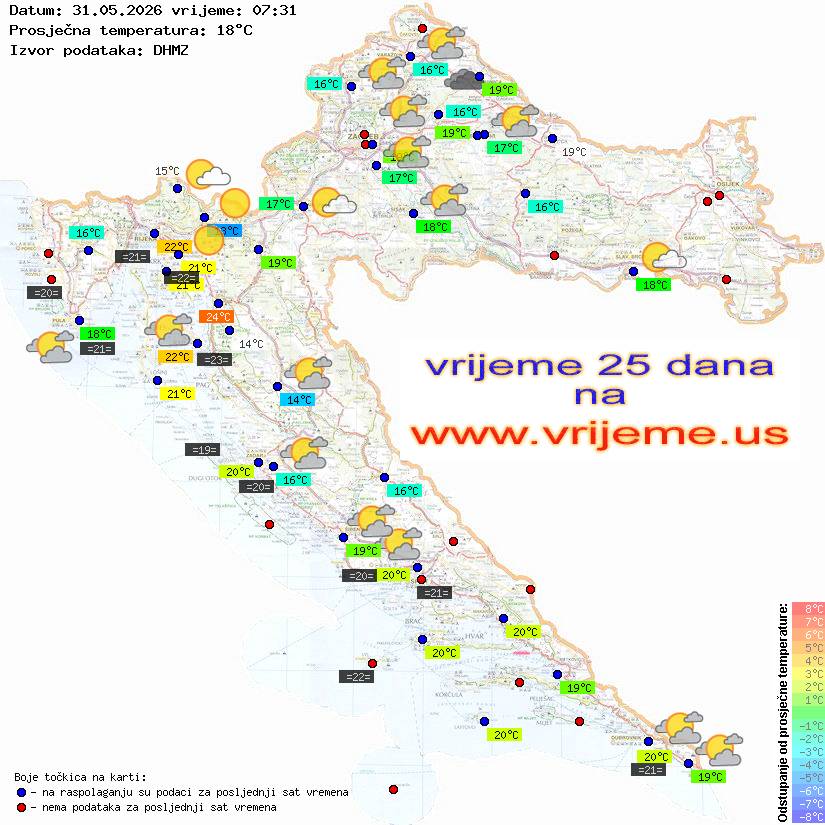 Vrijeme danas