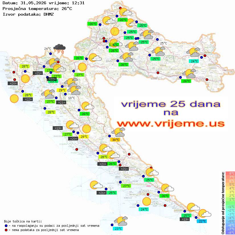 Vrijeme danas
