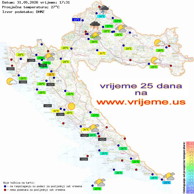 Vrijeme danas