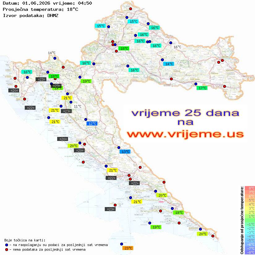 Vrijeme danas