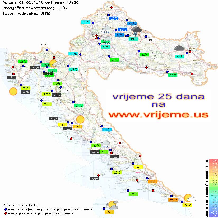 Vrijeme danas