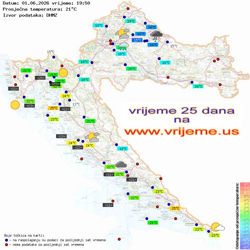 Vrijeme danas