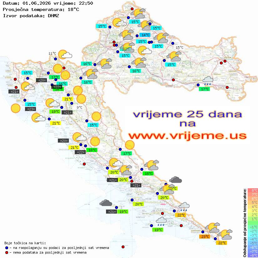 Vrijeme danas