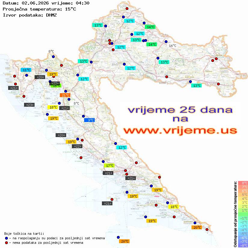 Vrijeme danas
