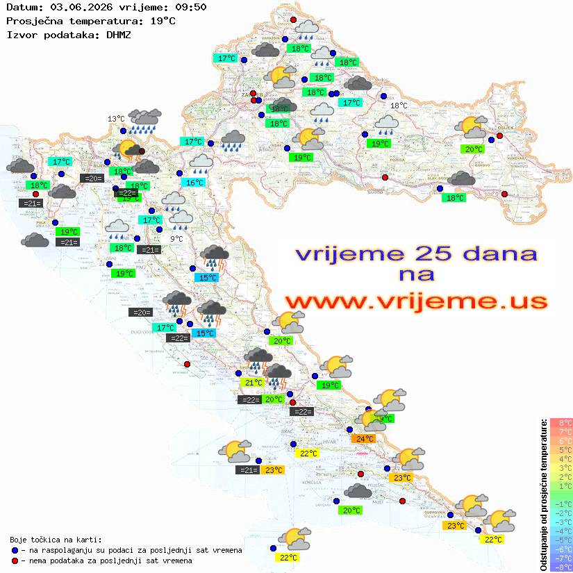 Vrijeme danas