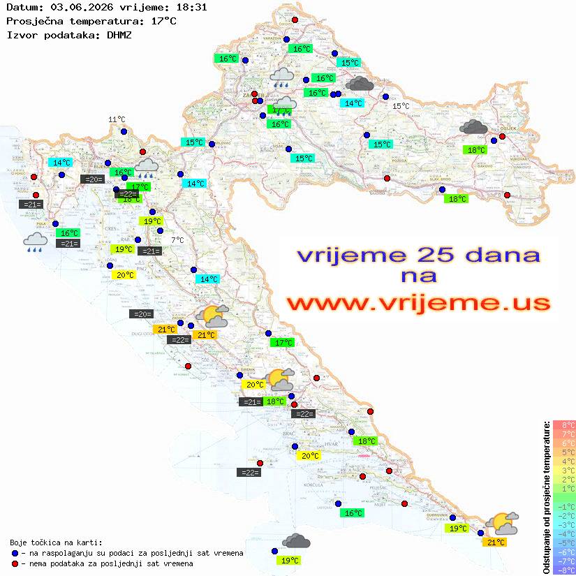 Vrijeme danas