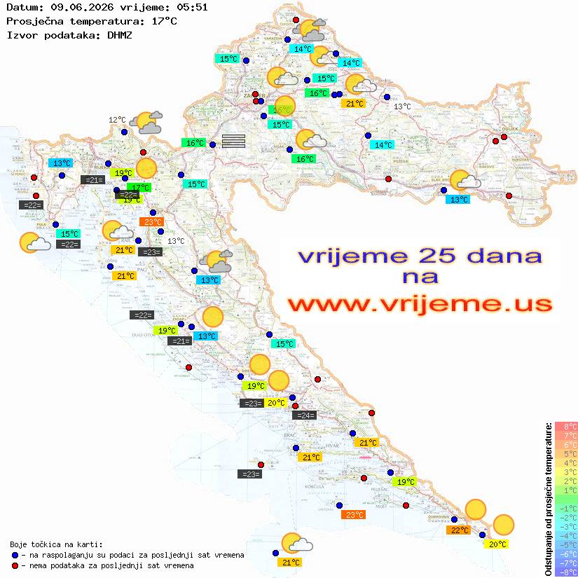 Vrijeme danas